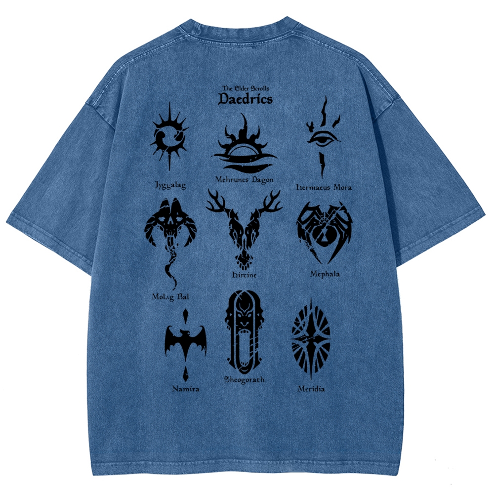 The Elder Scrolls Unisex Fit Washed T-Shirt 2602000577