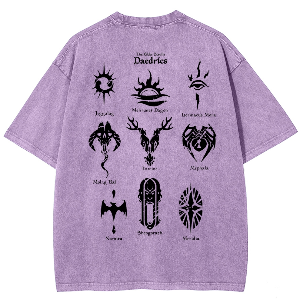 The Elder Scrolls Unisex Fit Washed T-Shirt 2602000577