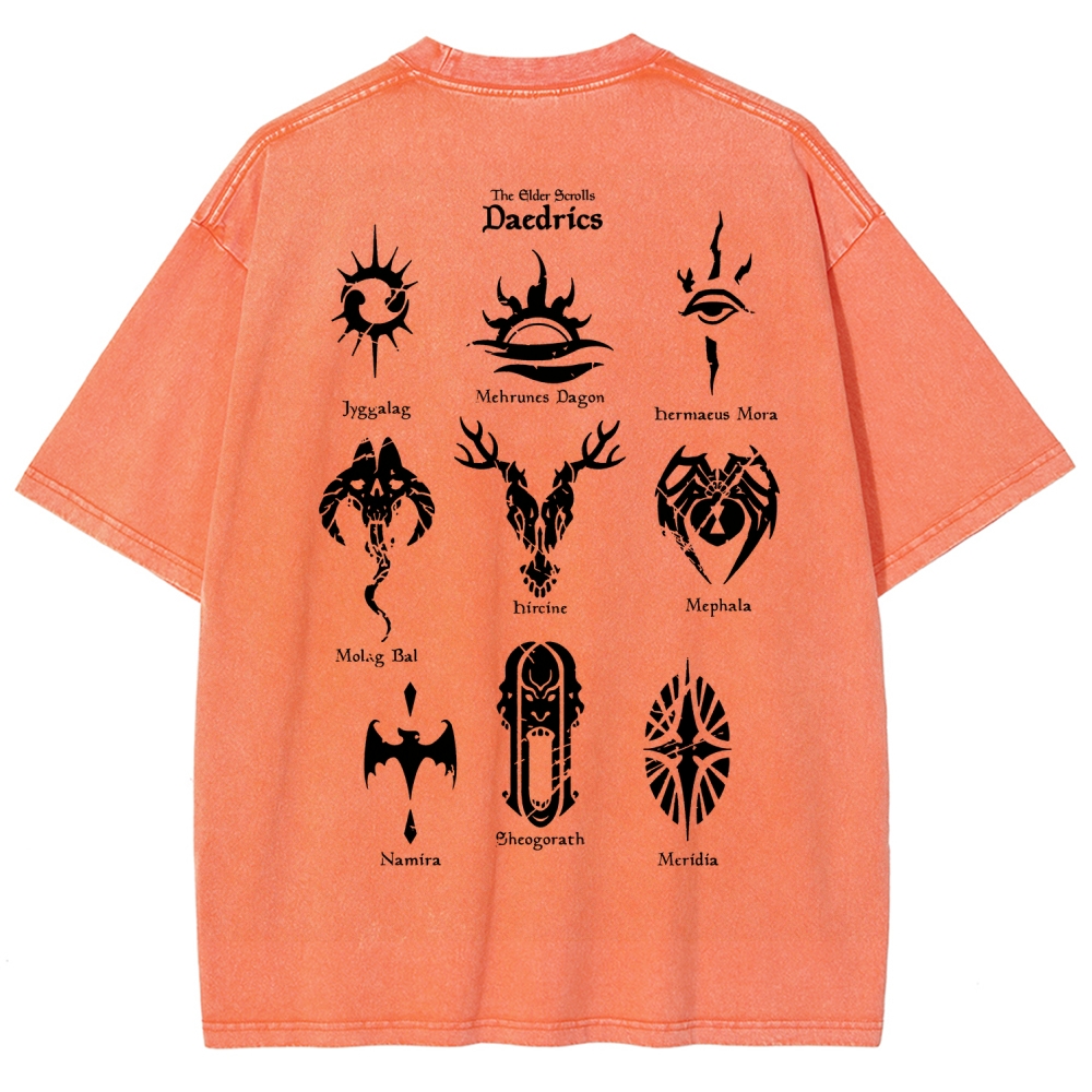 The Elder Scrolls Unisex Fit Washed T-Shirt 2602000577