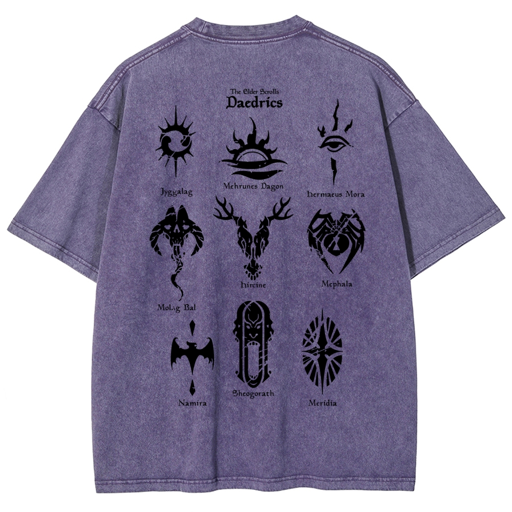 The Elder Scrolls Unisex Fit Washed T-Shirt 2602000577