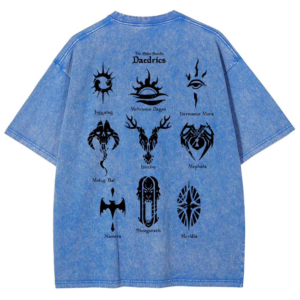 The Elder Scrolls Unisex Fit Washed T-Shirt 2602000577