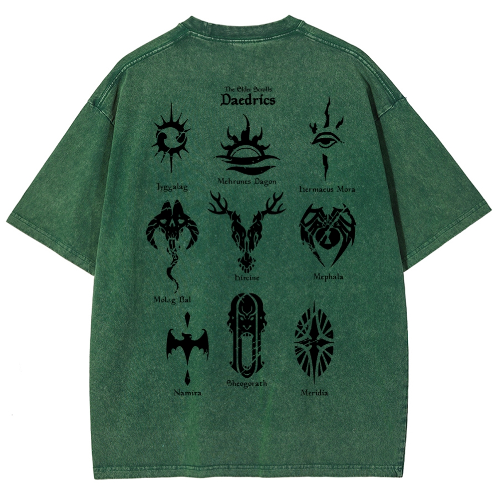 The Elder Scrolls Unisex Fit Washed T-Shirt 2602000577