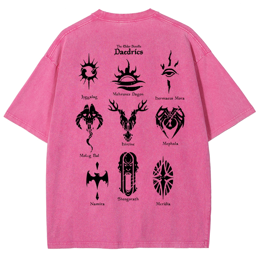 The Elder Scrolls Unisex Fit Washed T-Shirt 2602000577