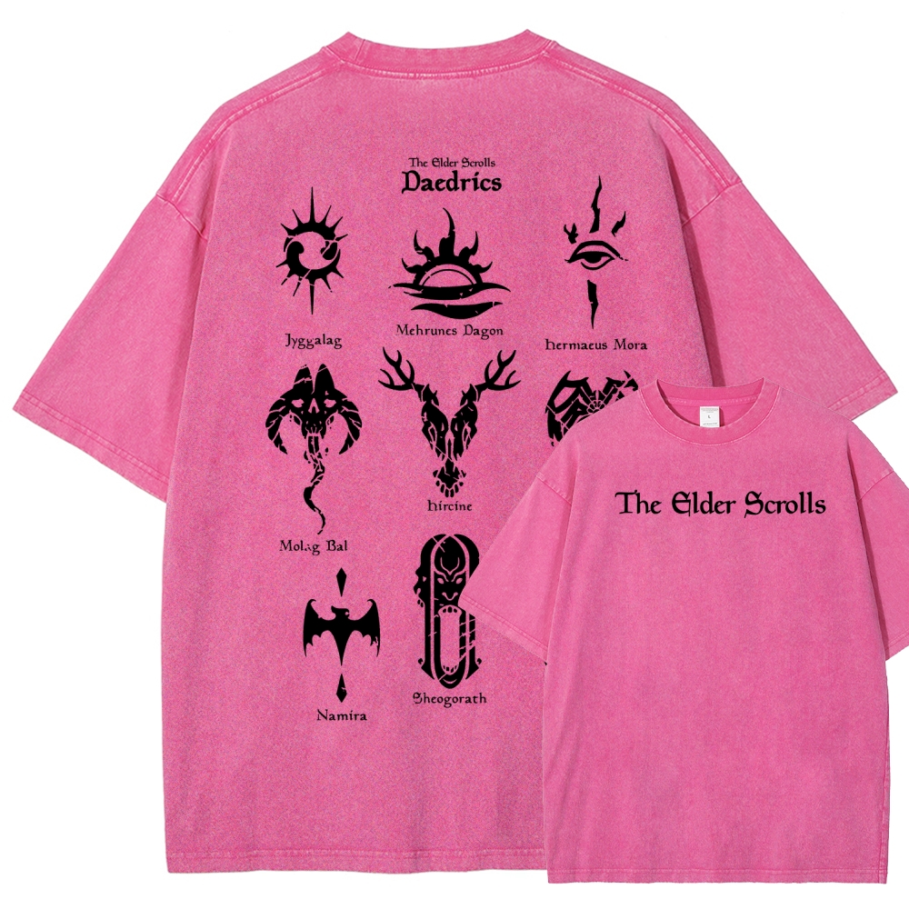 The Elder Scrolls Unisex Fit Washed T-Shirt 2602000577