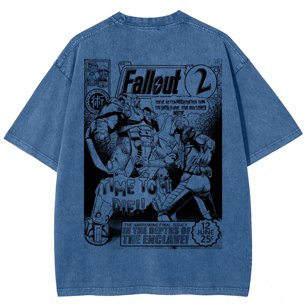 Fallout Unisex Fit Washed T-Shirt 2602000676