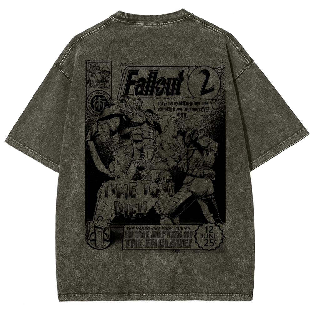 Fallout Unisex Fit Washed T-Shirt 2602000676