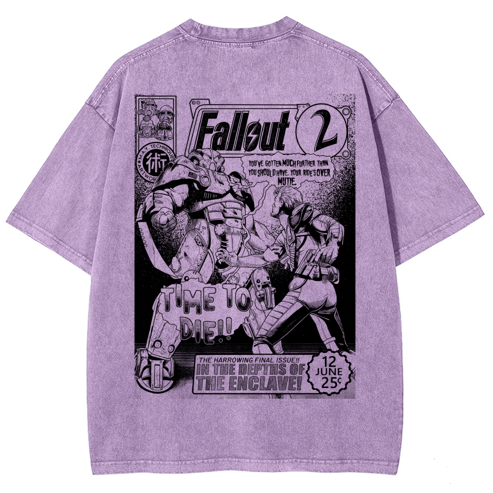 Fallout Unisex Fit Washed T-Shirt 2602000676