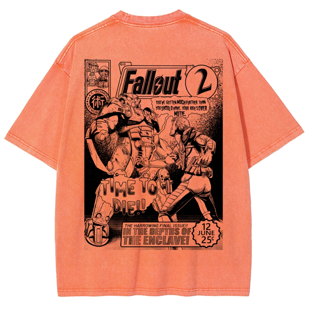Fallout Unisex Fit Washed T-Shirt 2602000676