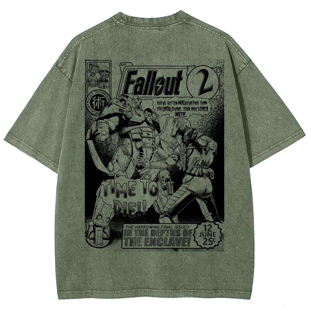 Fallout Unisex Fit Washed T-Shirt 2602000676