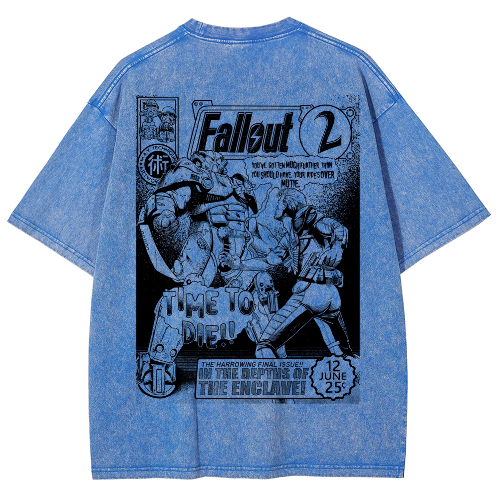 Fallout Unisex Fit Washed T-Shirt 2602000676