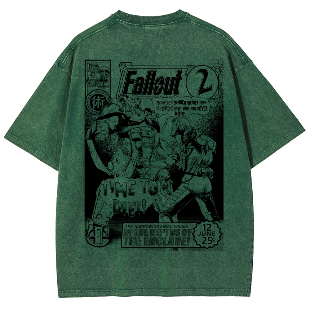 Fallout Unisex Fit Washed T-Shirt 2602000676
