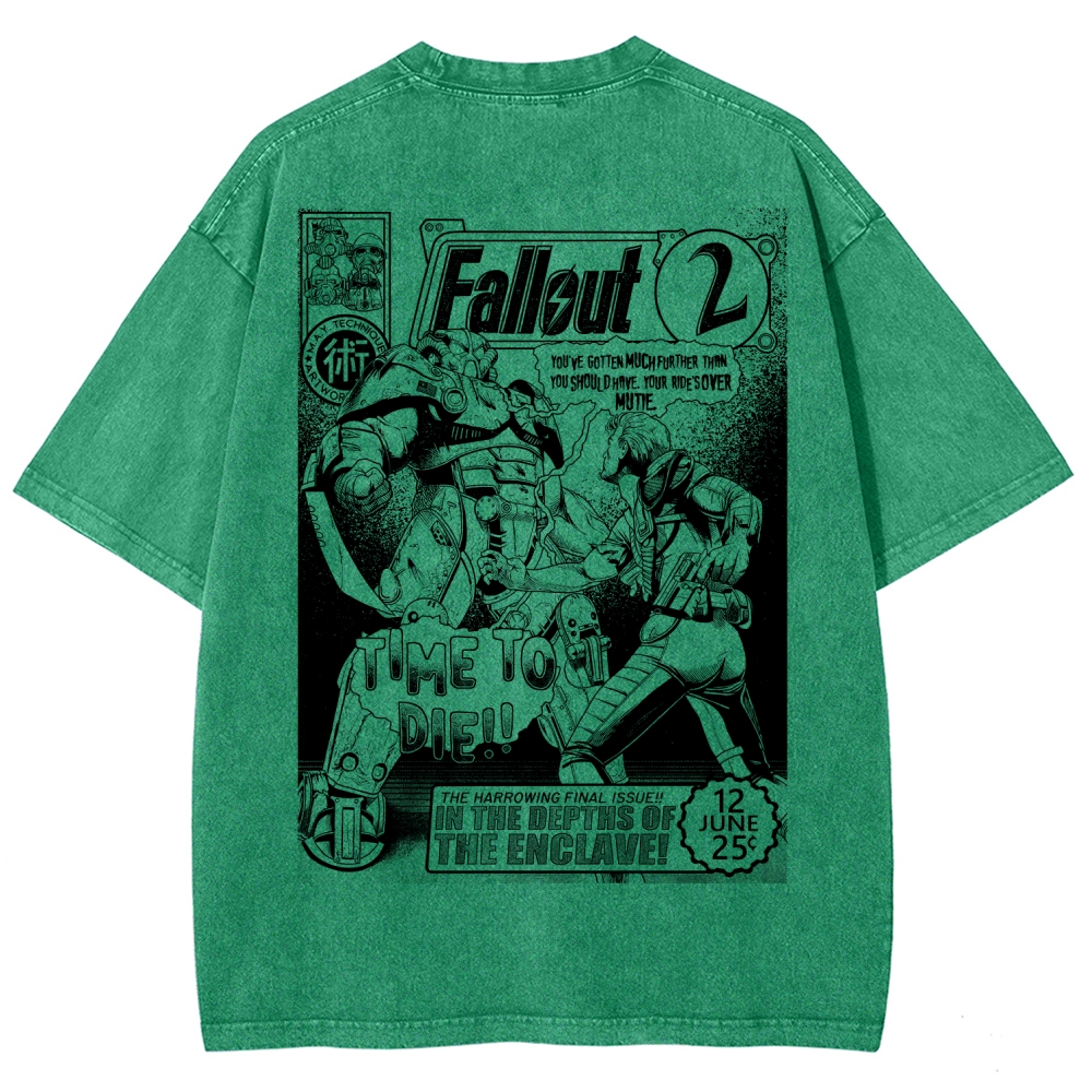 Fallout Unisex Fit Washed T-Shirt 2602000676