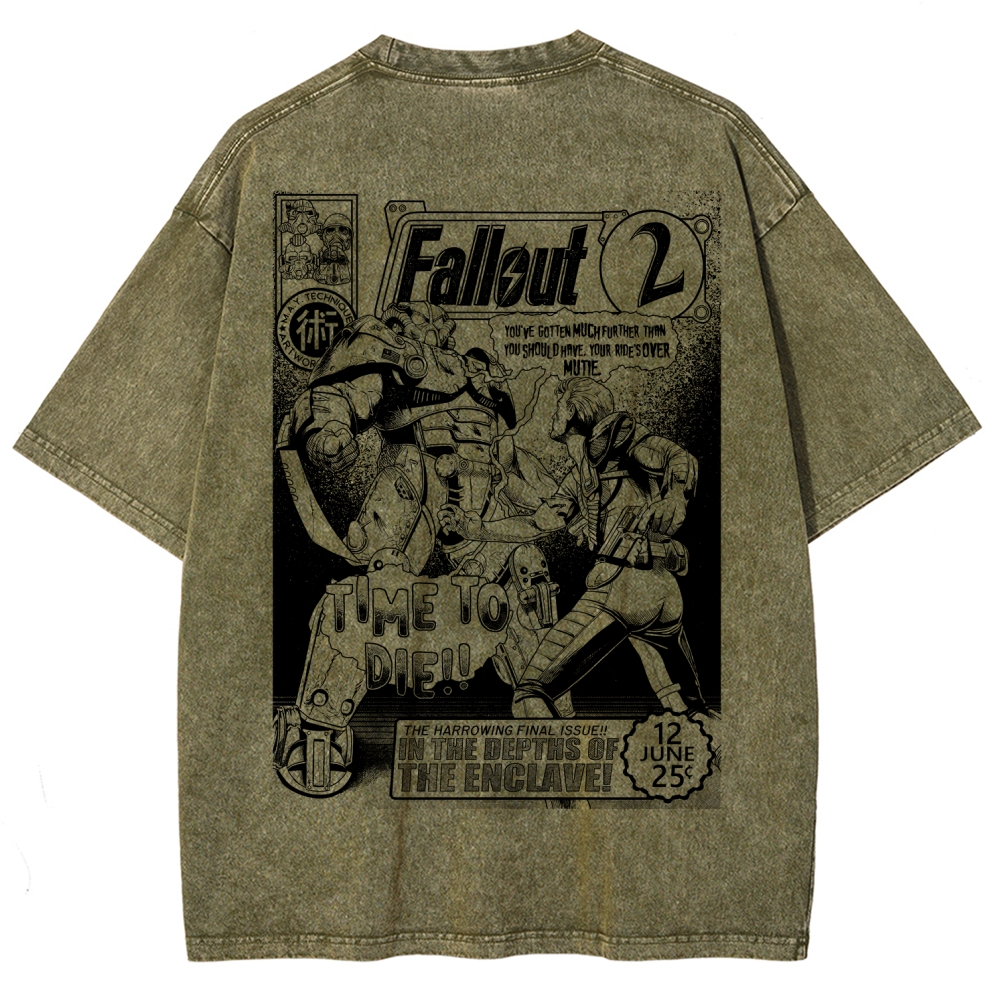Fallout Unisex Fit Washed T-Shirt 2602000676