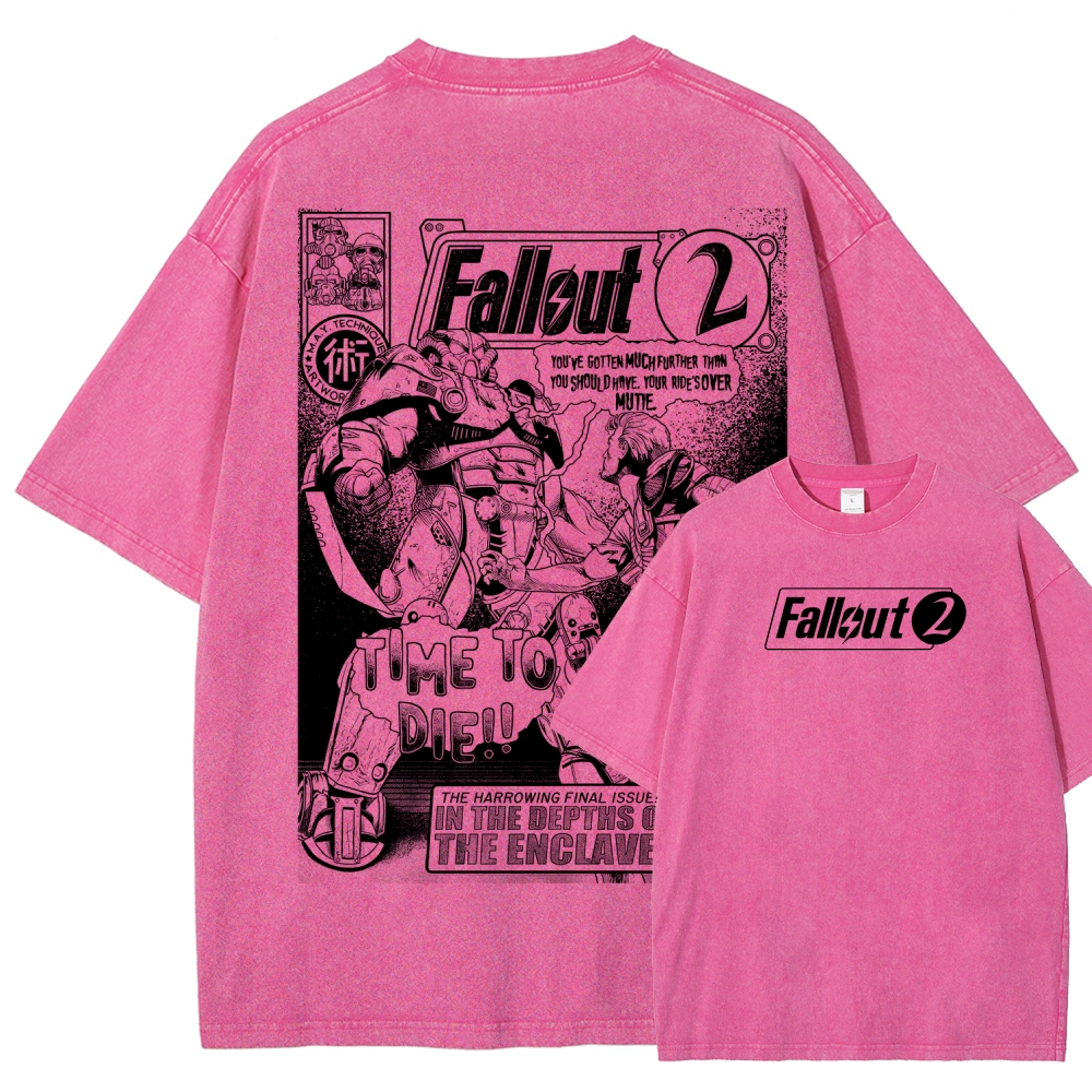Fallout Unisex Fit Washed T-Shirt 2602000676