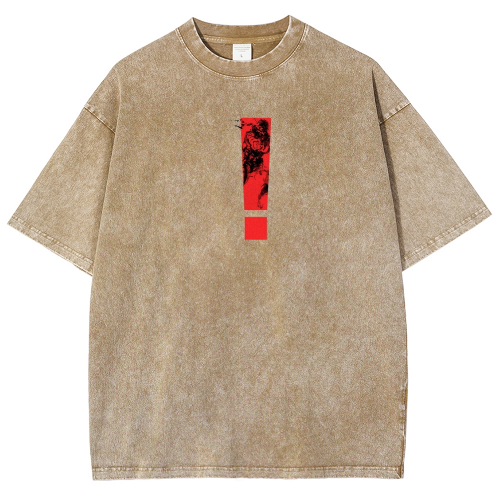 Metal Gear Solid Unisex Fit Washed T-Shirt 2602000884