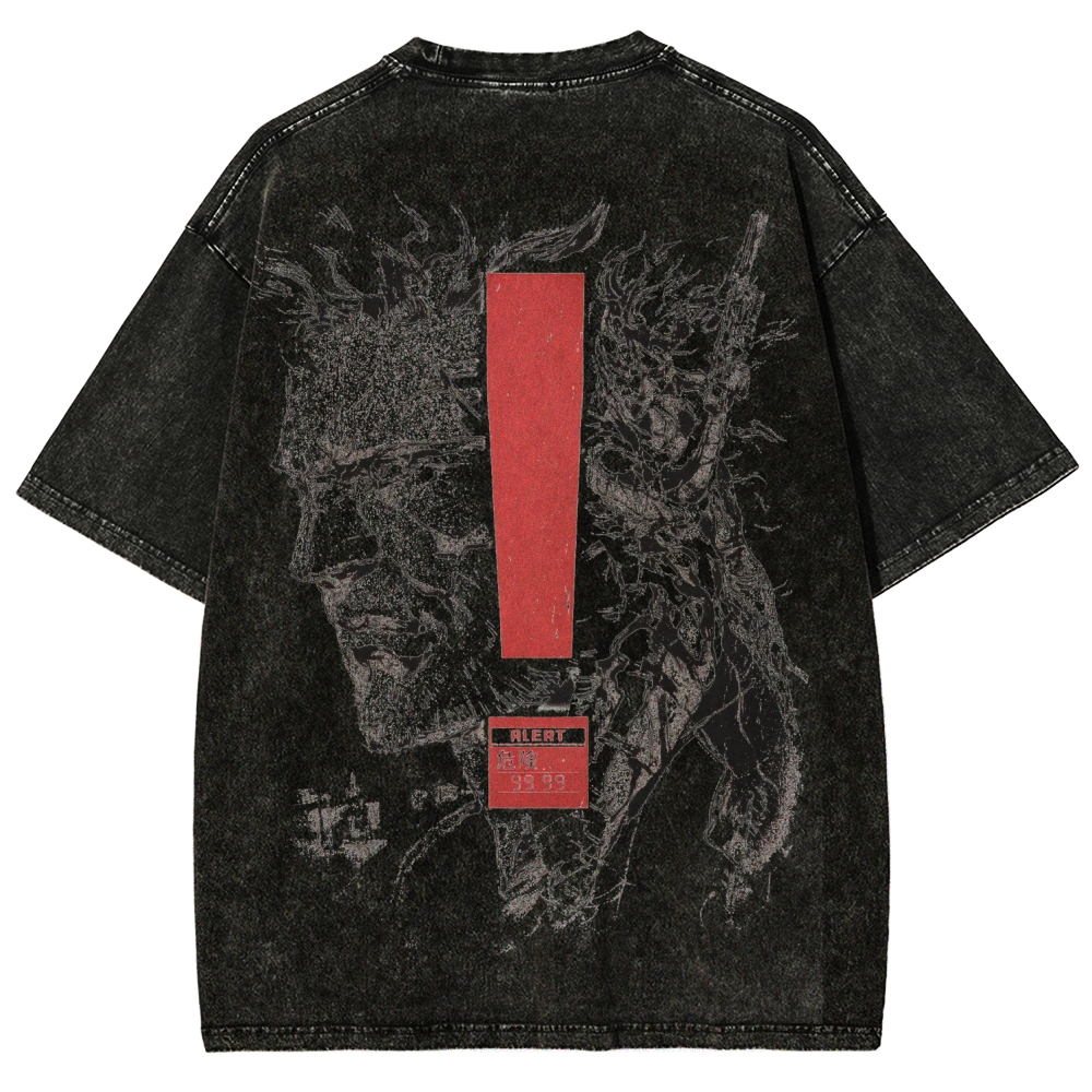 Metal Gear Solid Unisex Fit Washed T-Shirt 2602000886