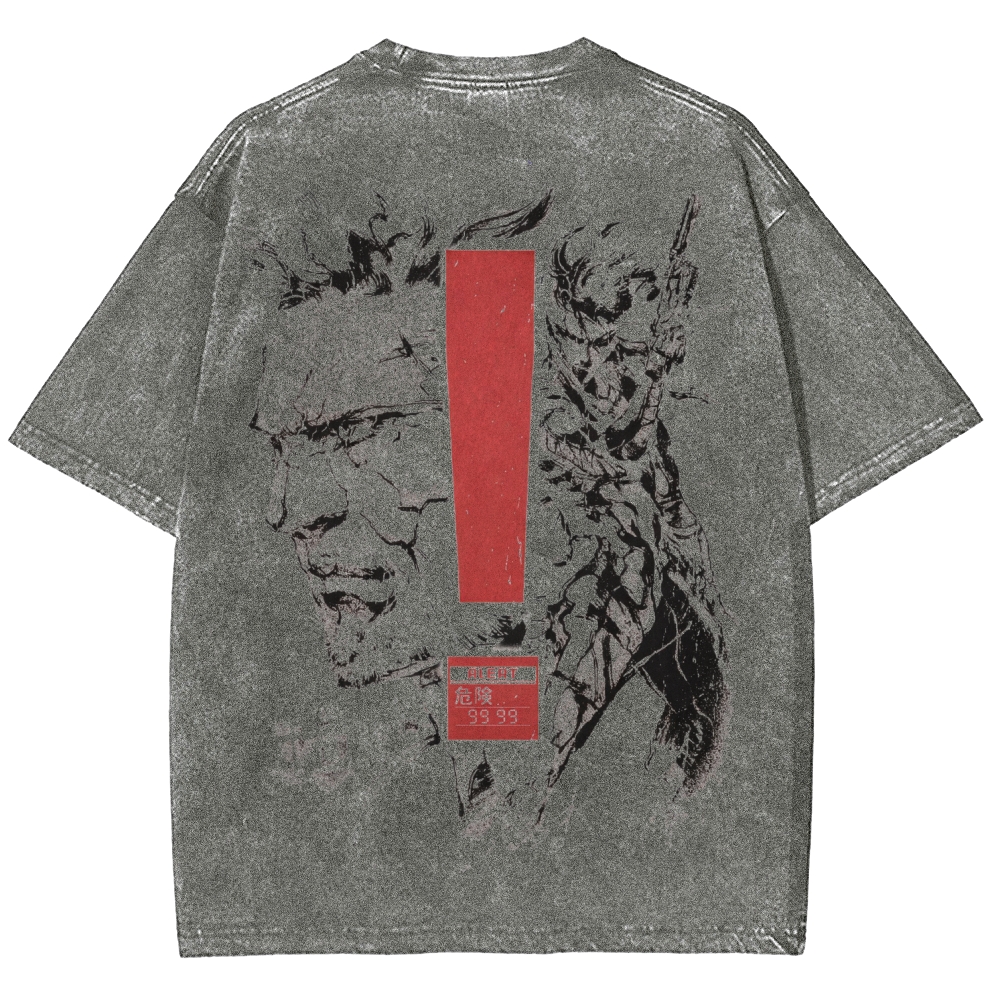 Metal Gear Solid Unisex Fit Washed T-Shirt 2602000886