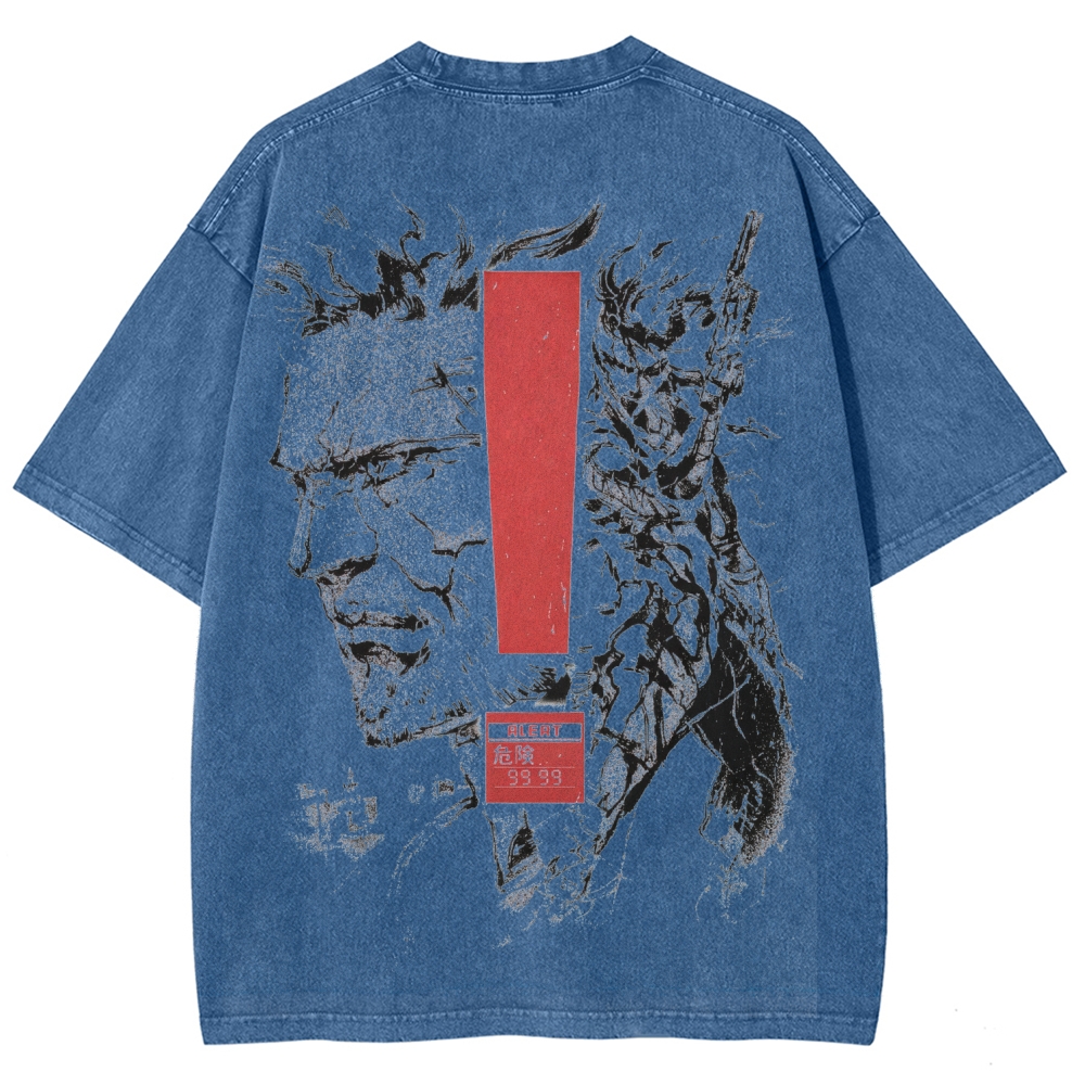 Metal Gear Solid Unisex Fit Washed T-Shirt 2602000886