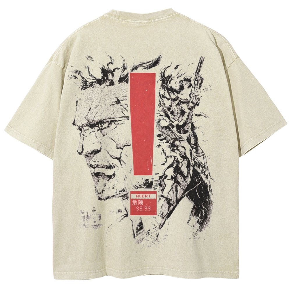 Metal Gear Solid Unisex Fit Washed T-Shirt 2602000886