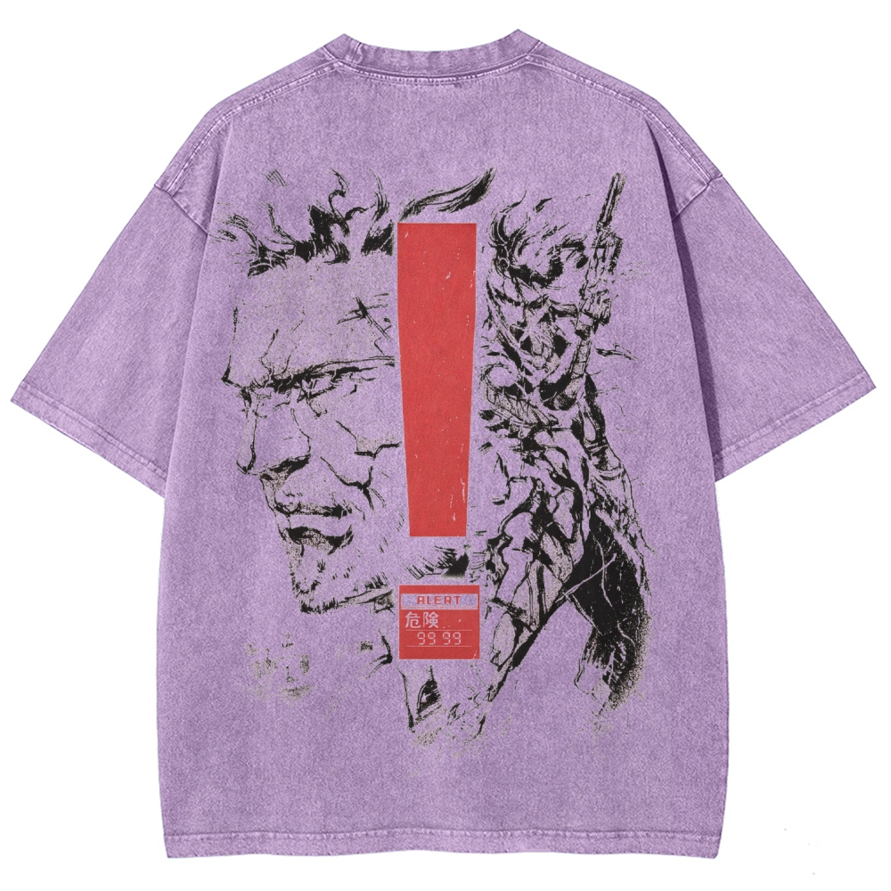 Metal Gear Solid Unisex Fit Washed T-Shirt 2602000886
