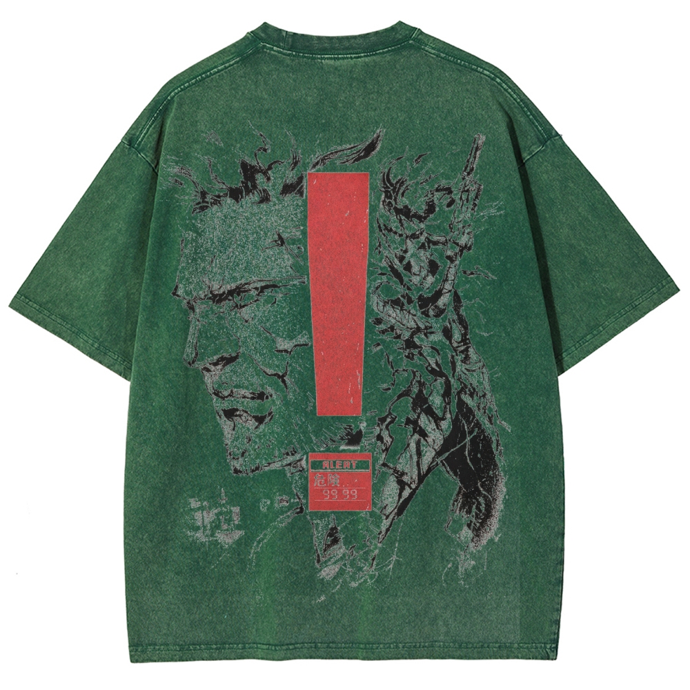 Metal Gear Solid Unisex Fit Washed T-Shirt 2602000886
