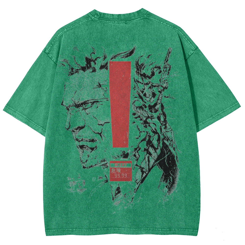 Metal Gear Solid Unisex Fit Washed T-Shirt 2602000886
