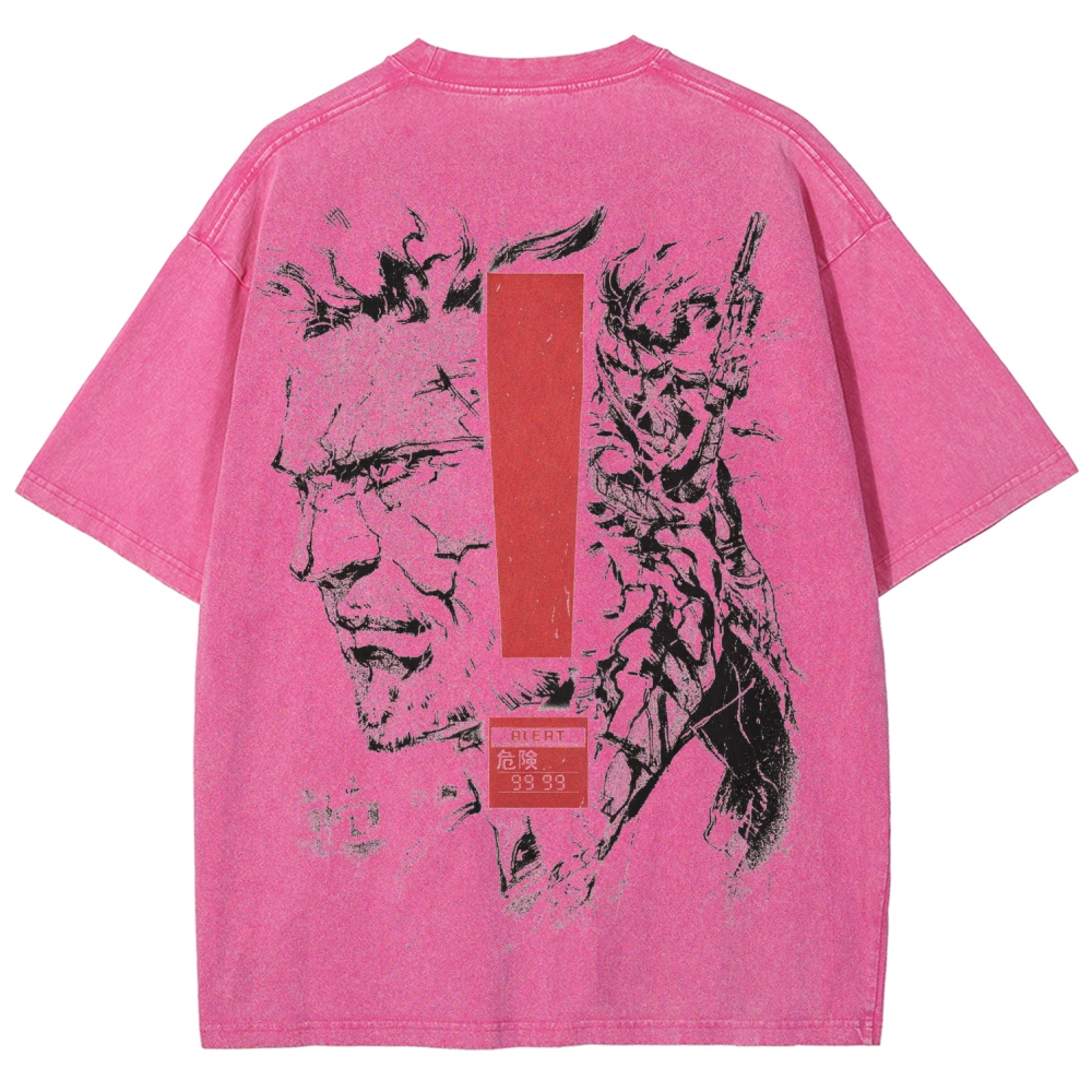 Metal Gear Solid Unisex Fit Washed T-Shirt 2602000886