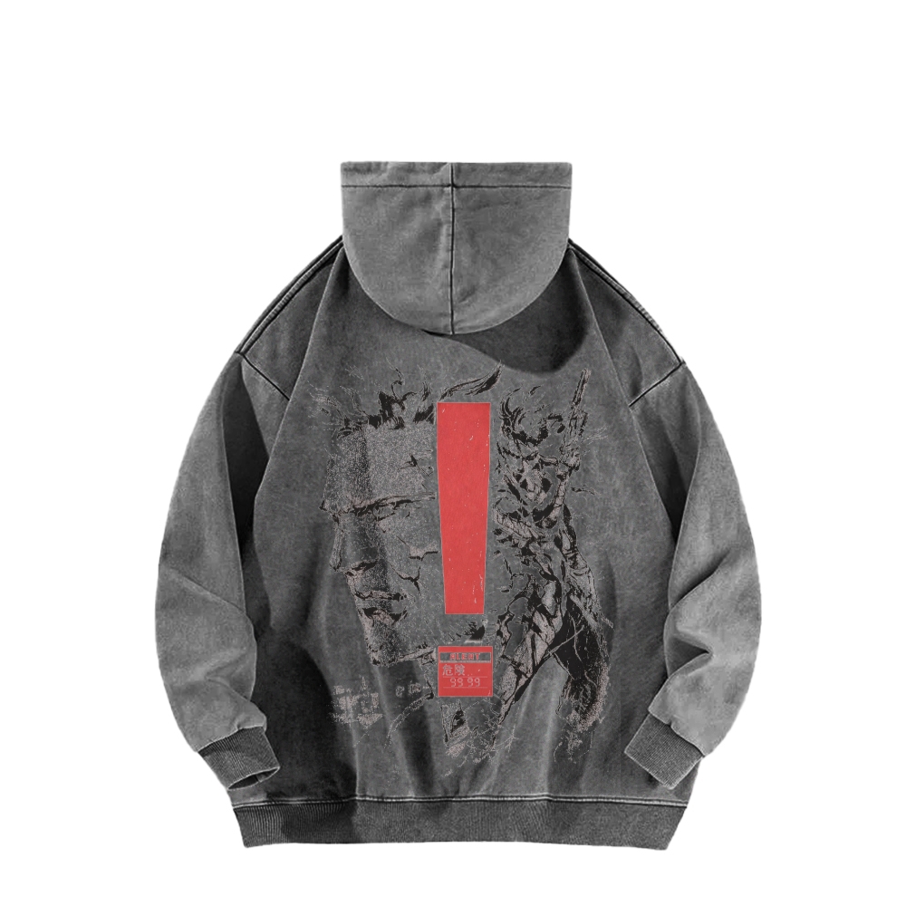 Metal Gear Solid Unisex Washed Hoodie 2602000944