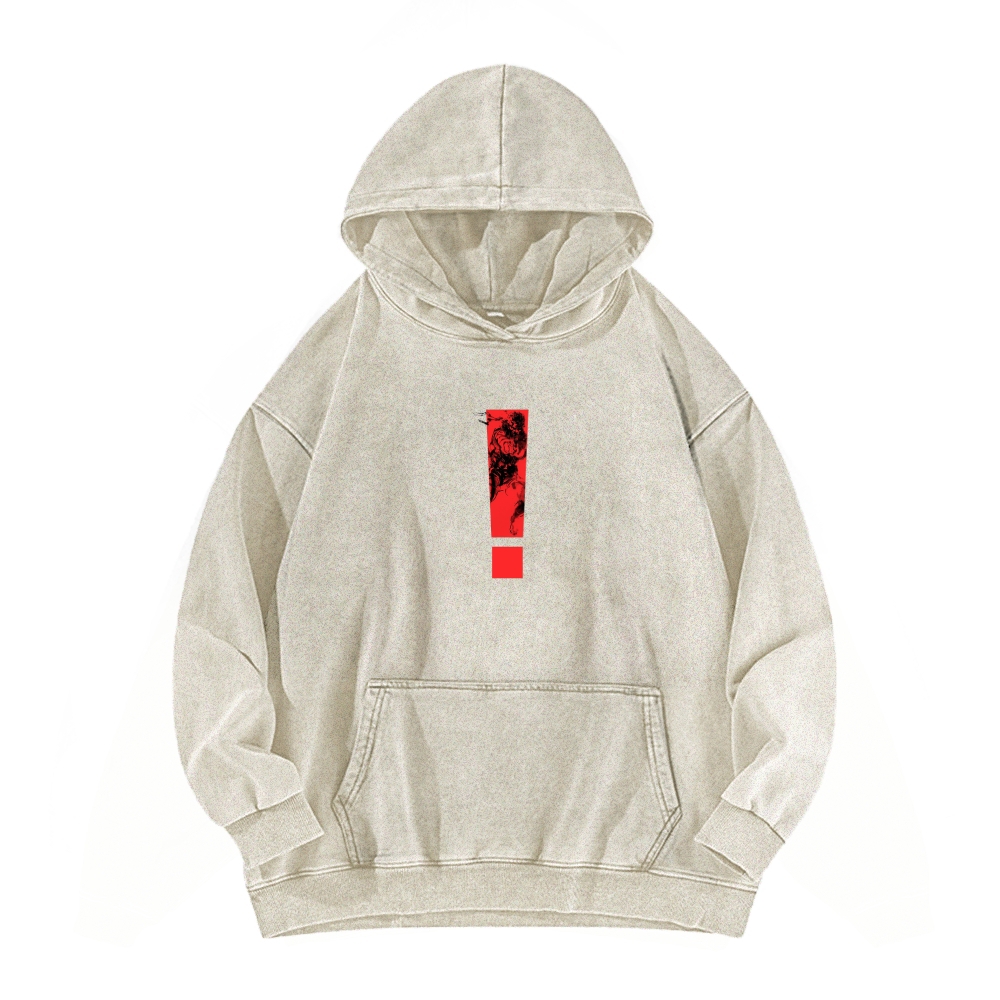 Metal Gear Solid Unisex Washed Hoodie 2602000963