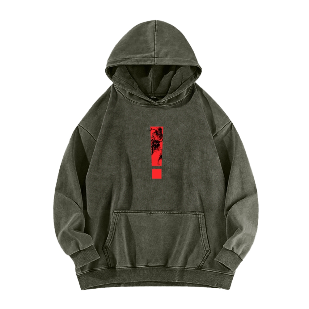 Metal Gear Solid Unisex Washed Hoodie 2602000963