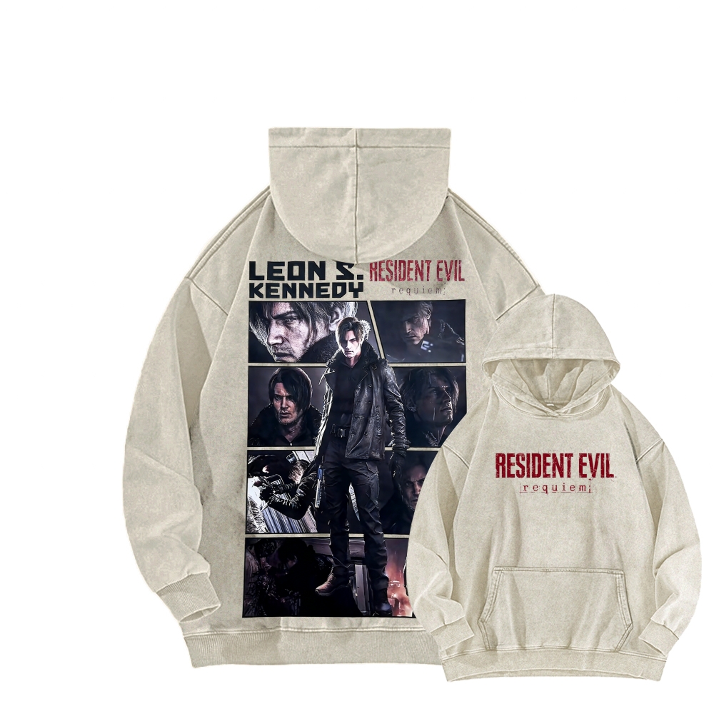 Resident Evil Unisex Washed Hoodie 2602001087