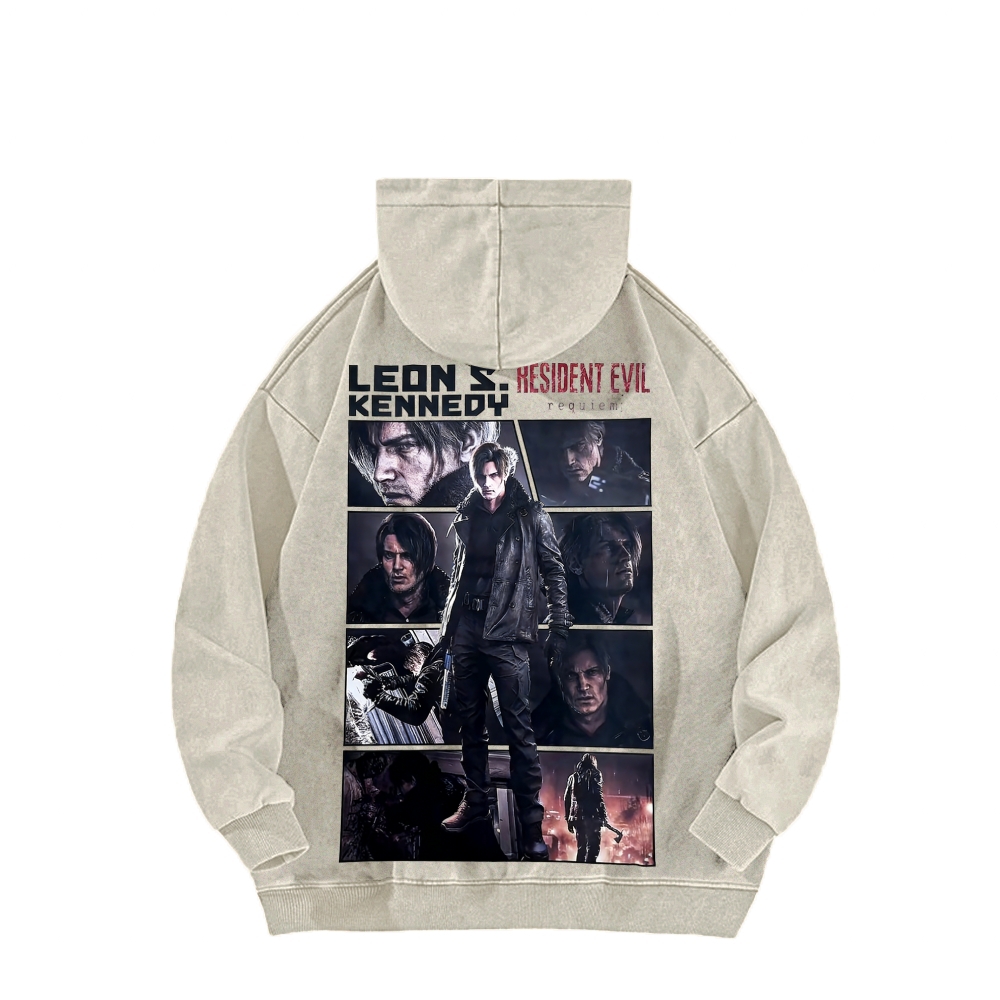 Resident Evil Unisex Washed Hoodie 2602001087