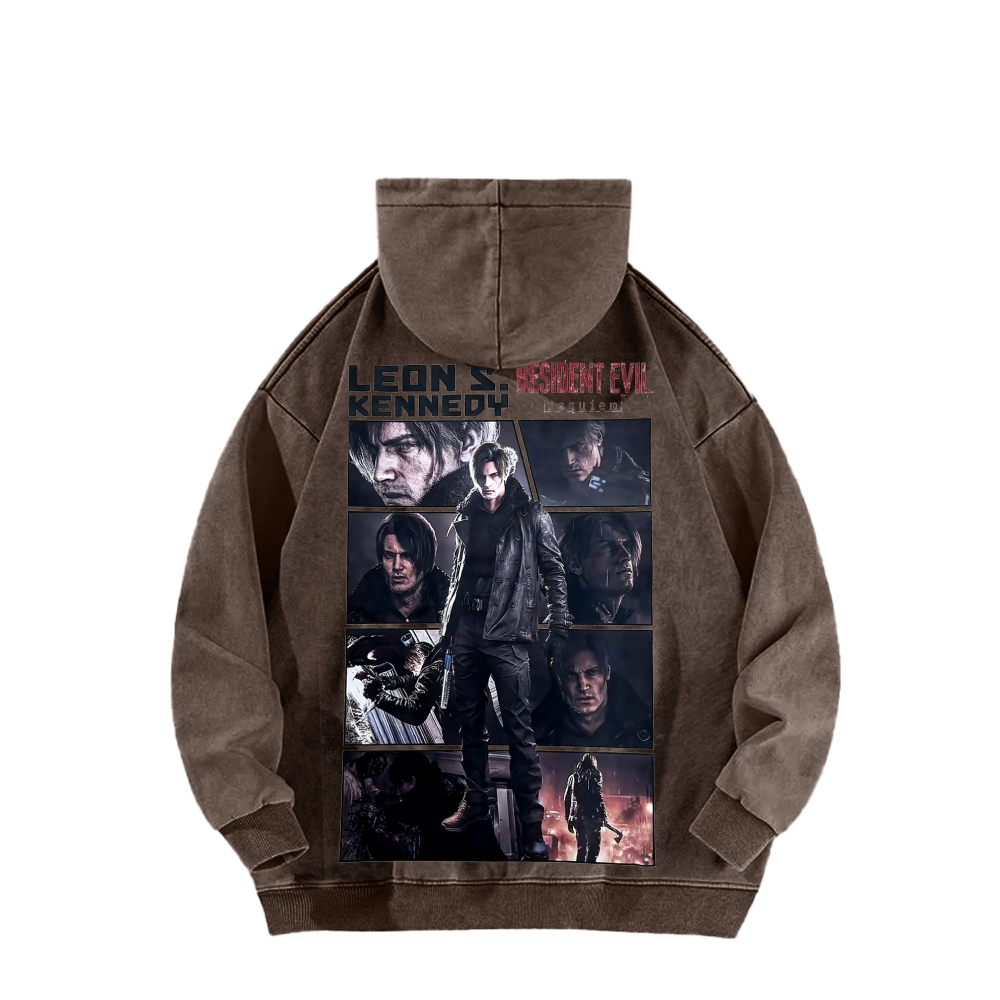 Resident Evil Unisex Washed Hoodie 2602001087