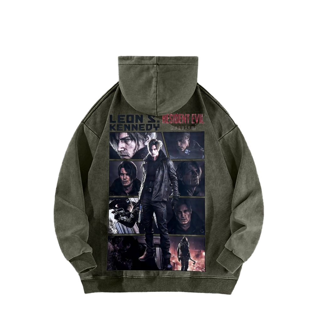 Resident Evil Unisex Washed Hoodie 2602001087