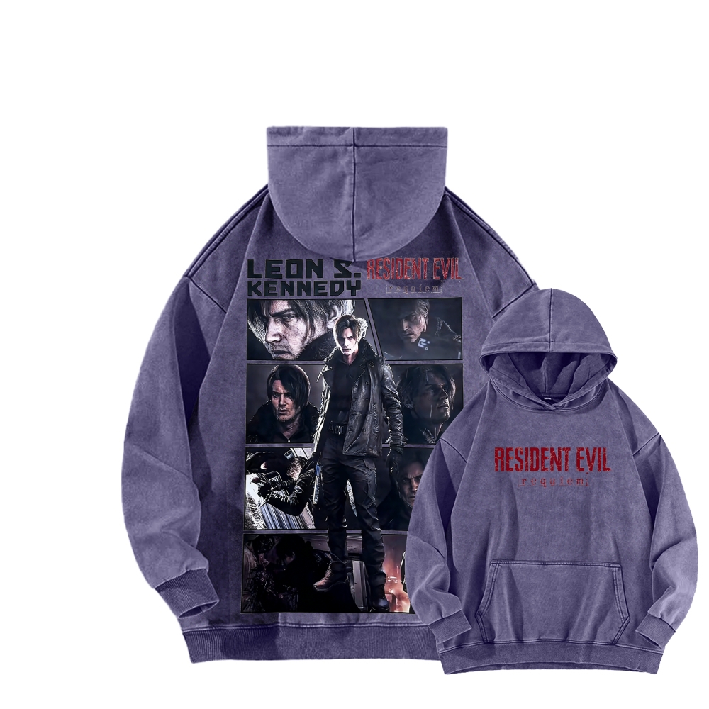 Resident Evil Unisex Washed Hoodie 2602001087
