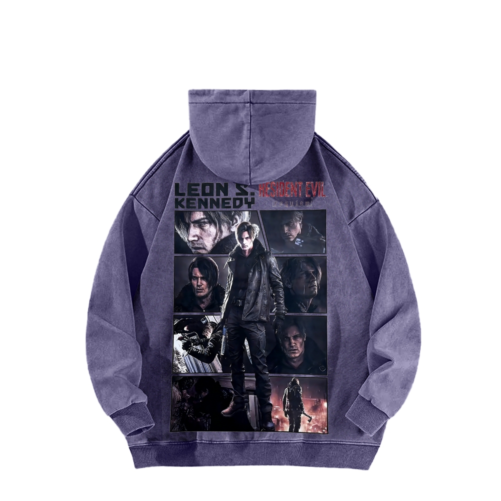 Resident Evil Unisex Washed Hoodie 2602001087