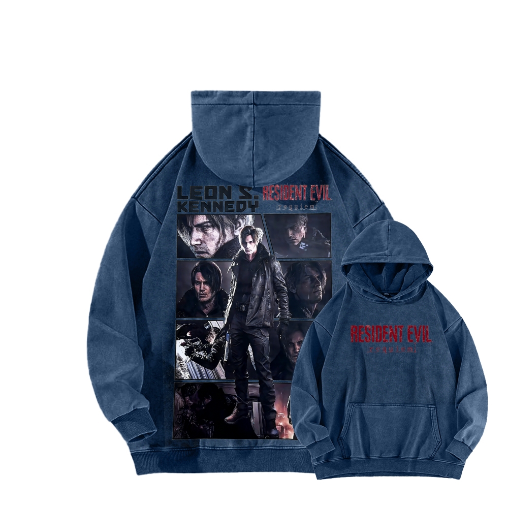 Resident Evil Unisex Washed Hoodie 2602001087