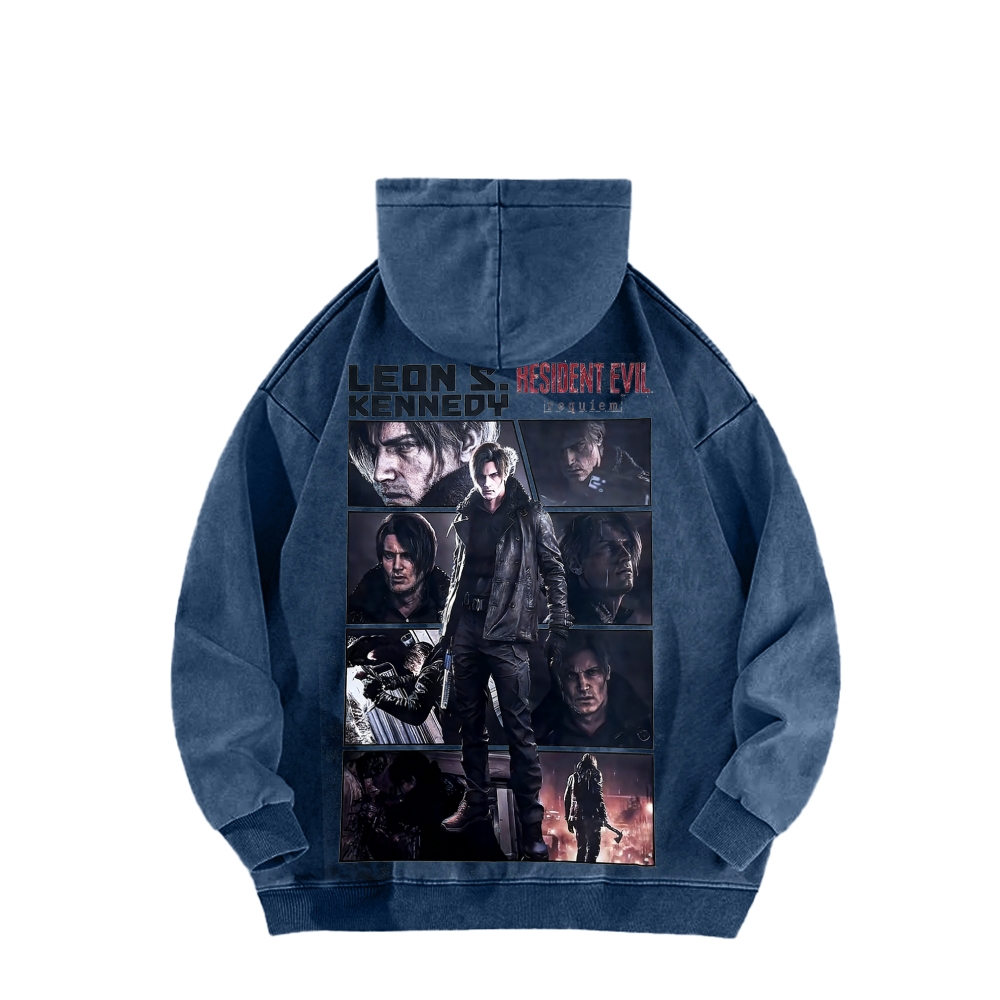 Resident Evil Unisex Washed Hoodie 2602001087