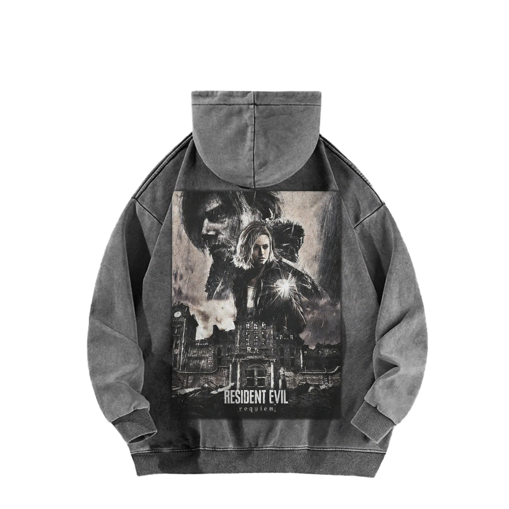 Casual Washed Hoodie 2602001144