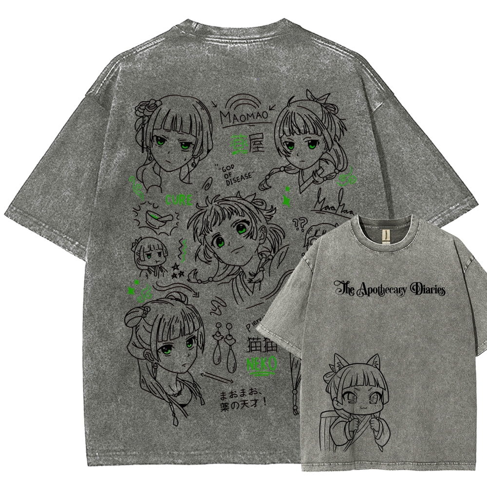 The Apothecary Diaries Unisex Fit Washed T-Shirt 2602001272