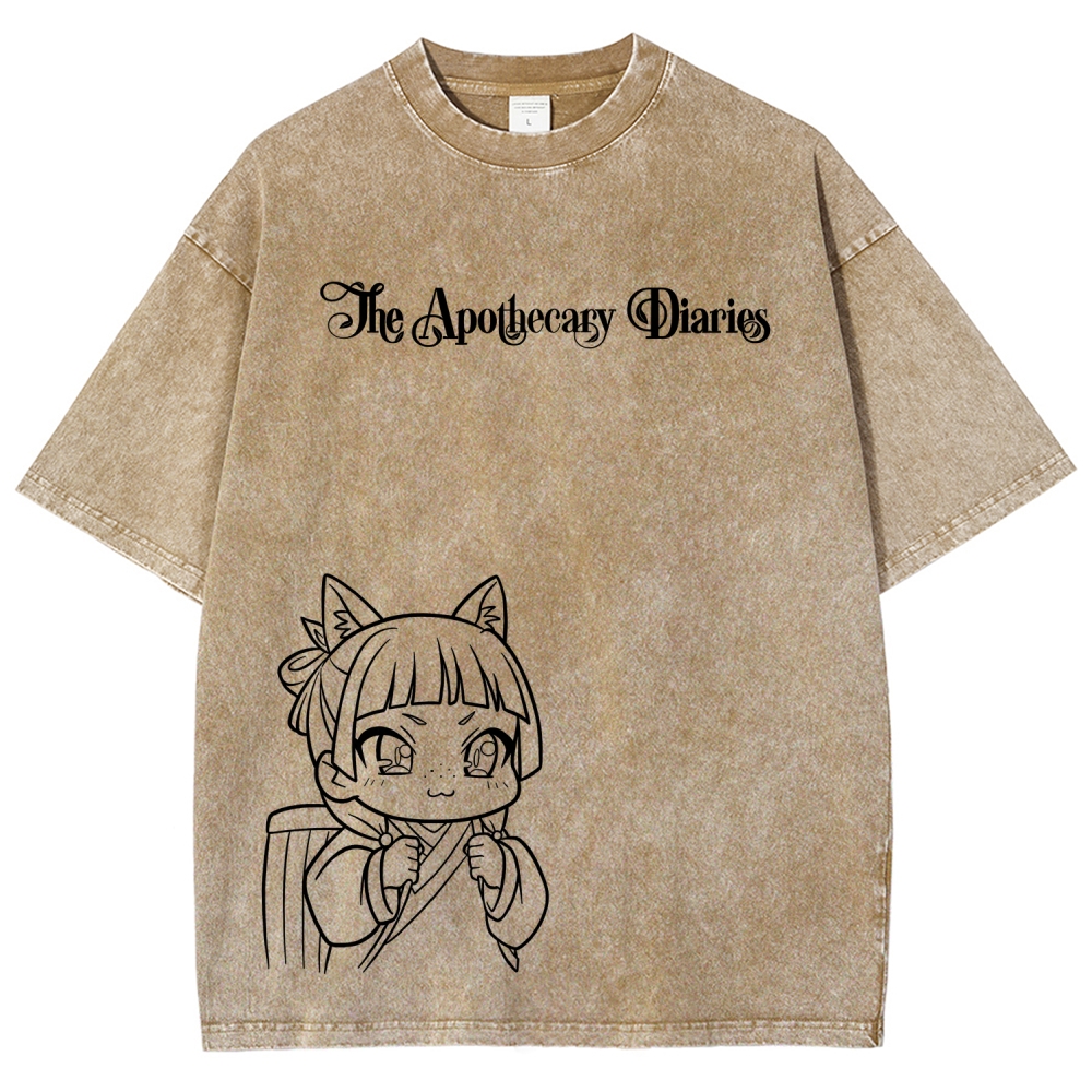 The Apothecary Diaries Unisex Fit Washed T-Shirt 2602001272