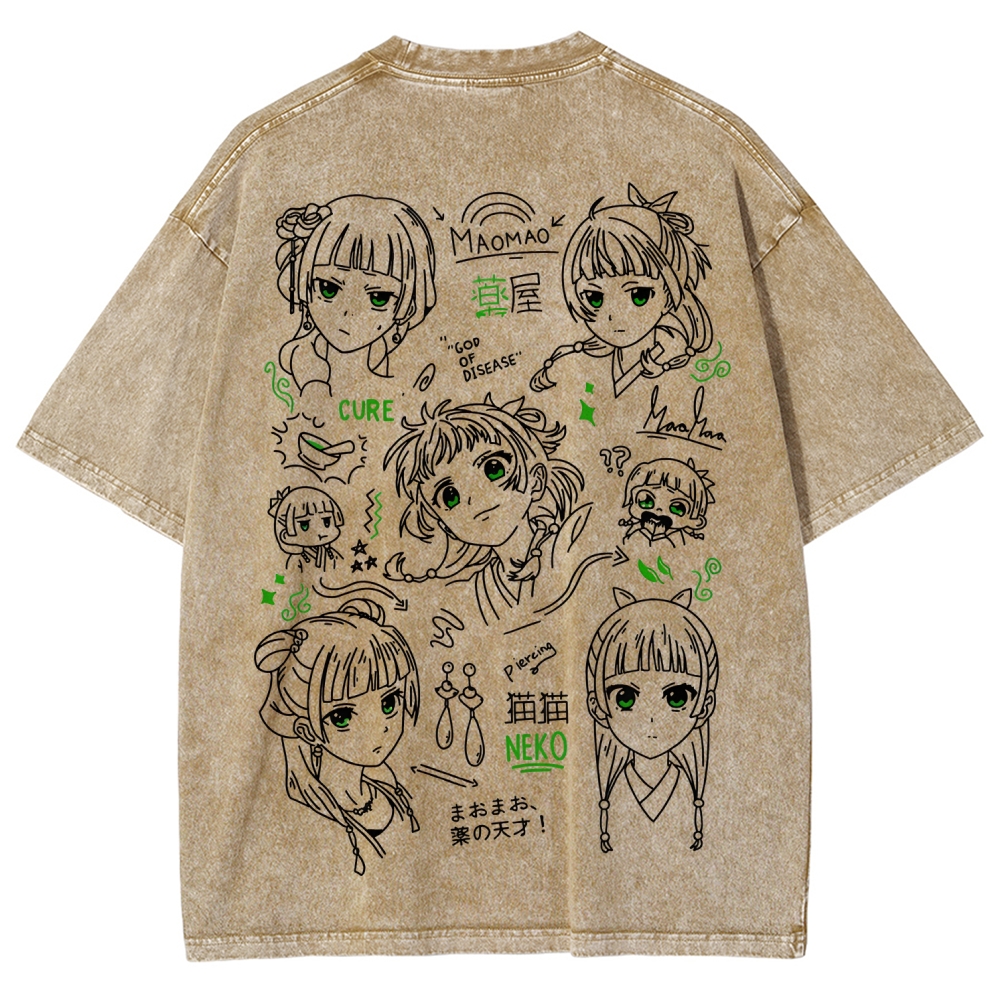 The Apothecary Diaries Unisex Fit Washed T-Shirt 2602001272