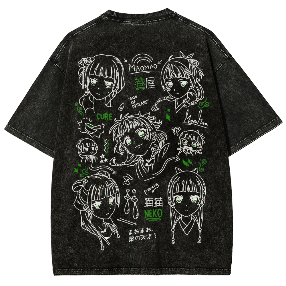 The Apothecary Diaries Unisex Fit Washed T-Shirt 2602001272