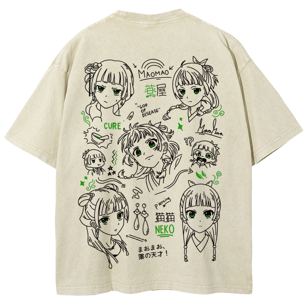 The Apothecary Diaries Unisex Fit Washed T-Shirt 2602001272