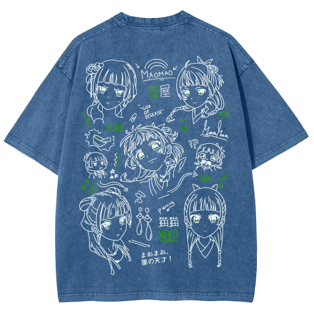 The Apothecary Diaries Unisex Fit Washed T-Shirt 2602001272