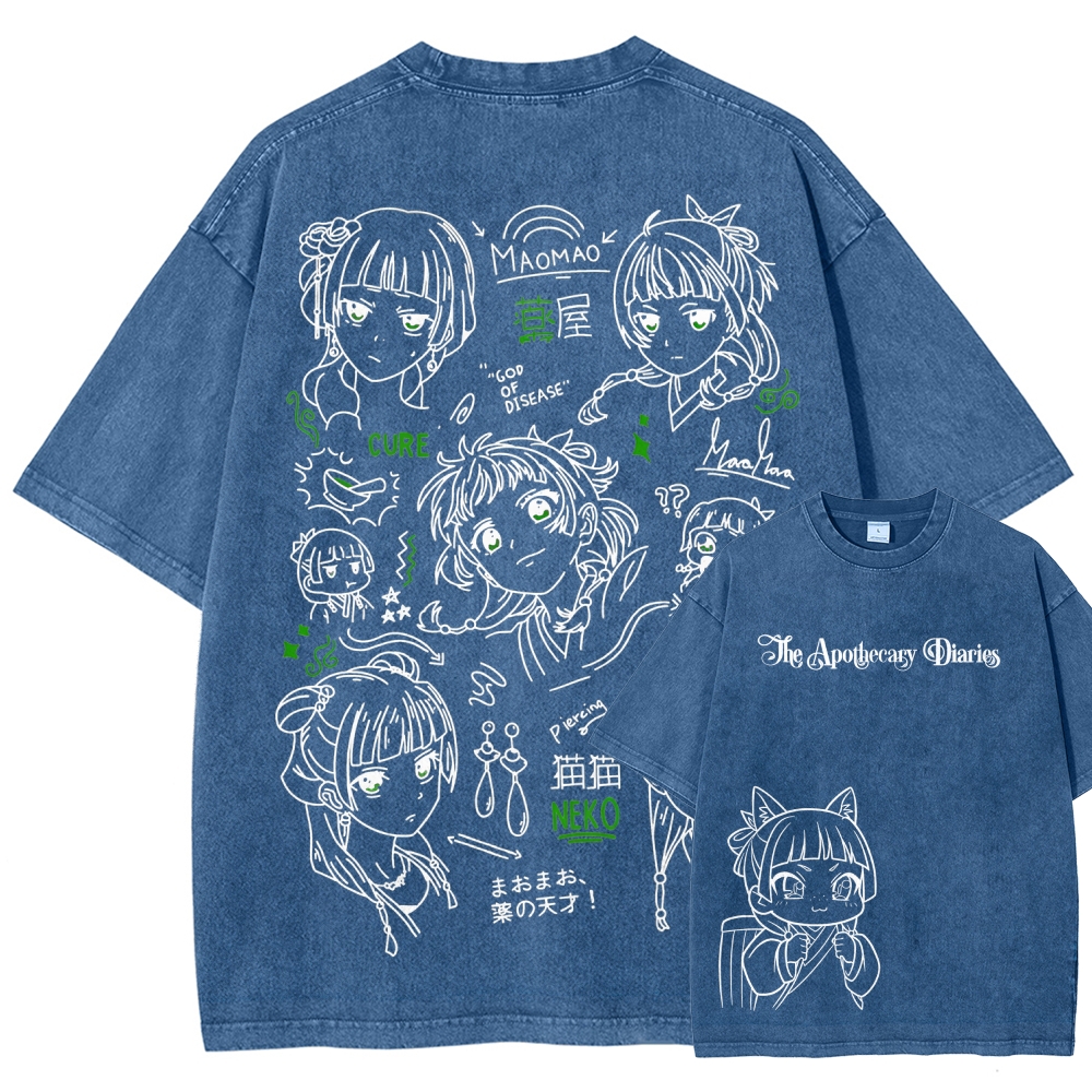 The Apothecary Diaries Unisex Fit Washed T-Shirt 2602001272