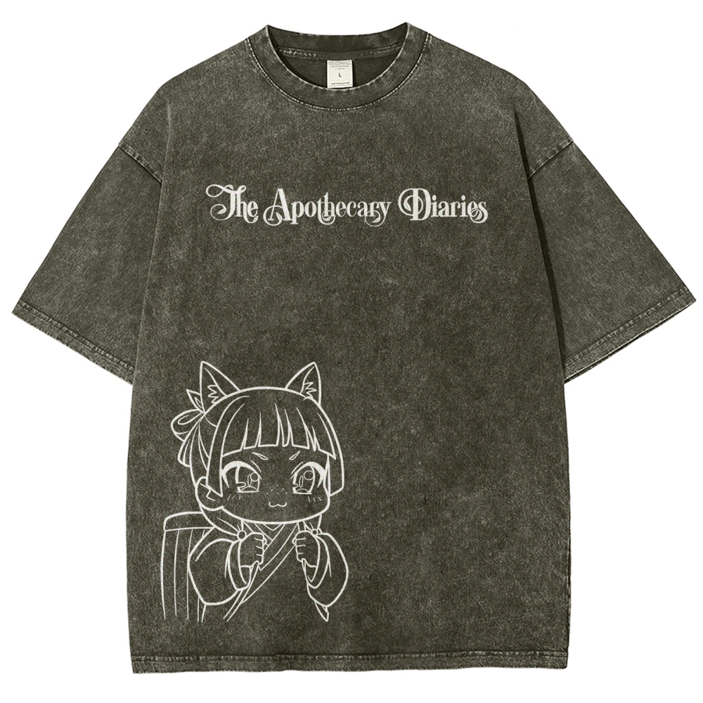 The Apothecary Diaries Unisex Fit Washed T-Shirt 2602001272
