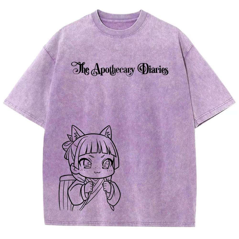 The Apothecary Diaries Unisex Fit Washed T-Shirt 2602001272