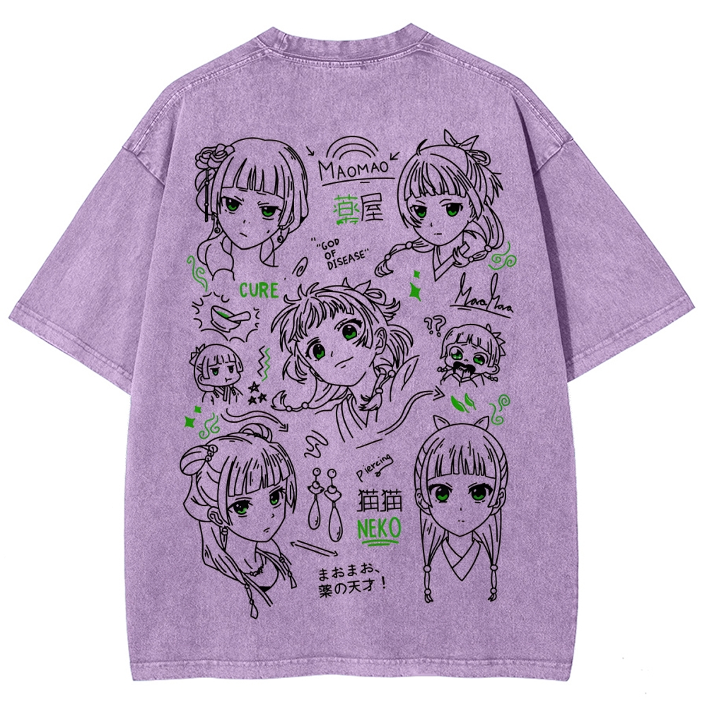 The Apothecary Diaries Unisex Fit Washed T-Shirt 2602001272