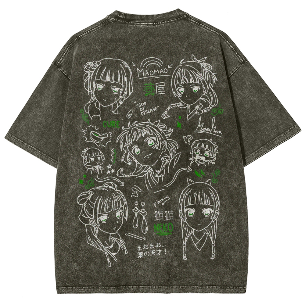 The Apothecary Diaries Unisex Fit Washed T-Shirt 2602001272